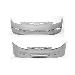 HONDA ACCORD COUPE FRONT BUMPER COVER PRIMED (W/ F.L. HOLE) OEM#04711SDPA90ZZ 2003-2005 PL#HO1000212