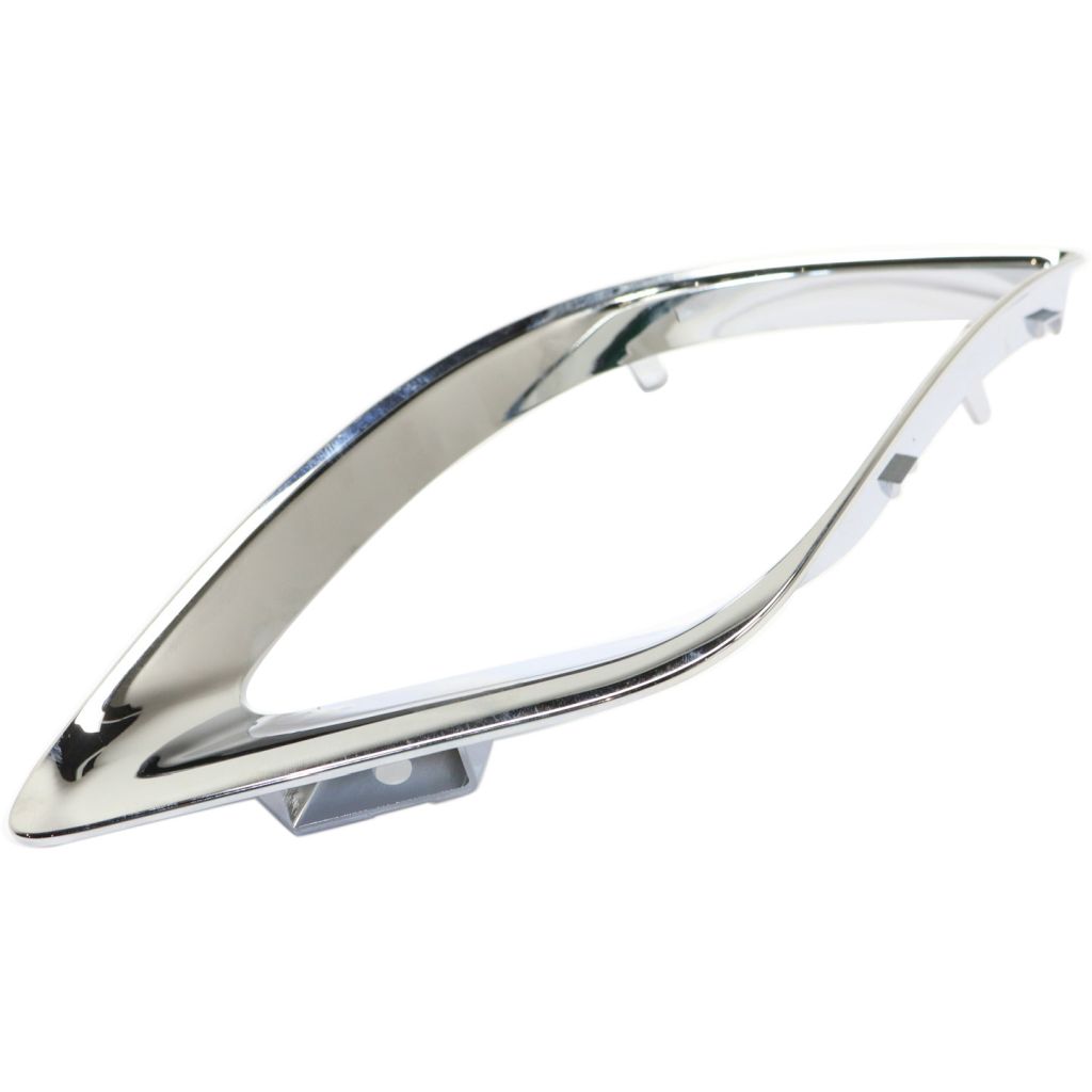 DODGE TRUCKS & VANS DURANGO FOG LAMP COVER OUTER MOLDING LEFT (Driver Side) CHROME (2PC BUMPER CVR) OEM#5113745AB 2014-2020 PL#CH1038163