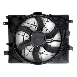 HYUNDAI GENESIS COUPE RADIATOR & A/C FAN ASSEMBLY (3.8L) OEM#253802M250 2010-2012 PL#HY3115128
