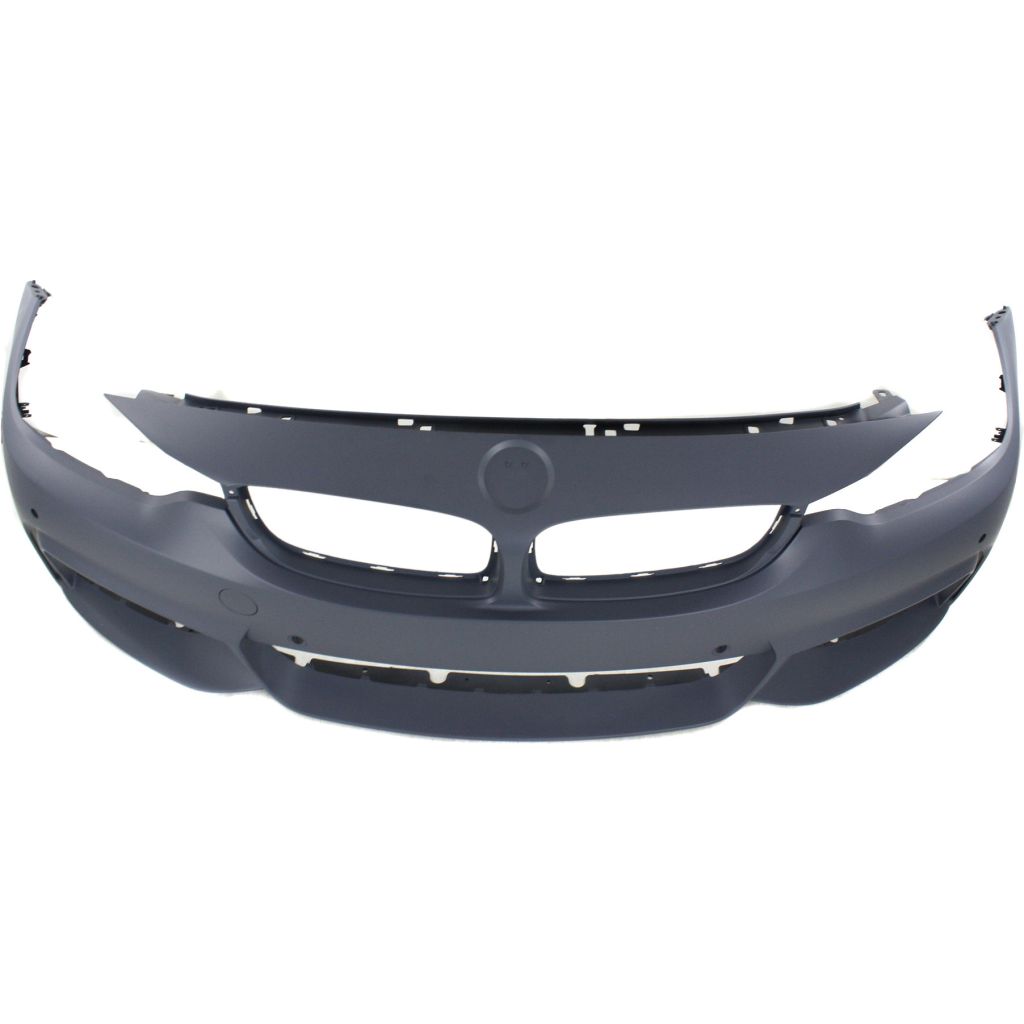 BMW BMW 4 (4DOORS/GRAN COUPE) FRONT BUMPER COVER PRIMED (W/M SPORT) WO/WASHER W/ PK SENSOR W/PK ASSIST W/CAMERA OEM#51118061929 2015-2020 PL#BM1000340