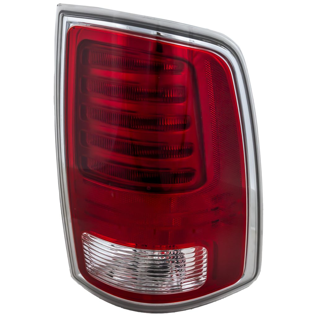 DODGE TRUCKS & VANS DODGE/PU (R1500) TAIL LAMP ASSEMBLY RIGHT (Passenger Side) (LED) W/CHR TRIM **CAPA** OEM#68093078AC (P) 2013-2018 PL#CH2801203C