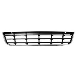 VOLKSWAGEN PASSAT FRONT BUMPER GRILLE LOWER CENTER CHR/BLK W/CHR MOLDING OEM#3C0853671C9B9 2006-2010 PL#VW1036135