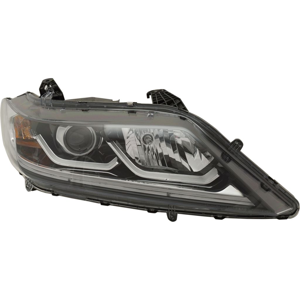 HONDA ACCORD COUPE HEAD LAMP ASSY RIGHT (Passenger Side) (HALOGEN)(LX-S) OEM#33100T3LA21 2016-2017 PL#HO2503179