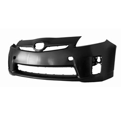 TOYOTA PRIUS (1.8L) FRONT BUMPER COVER PRIMED (W/O HL WASHER)(W/O SIDE SENSOR)**CAPA** OEM#5211947917 2010-2011 PL#TO1000359C