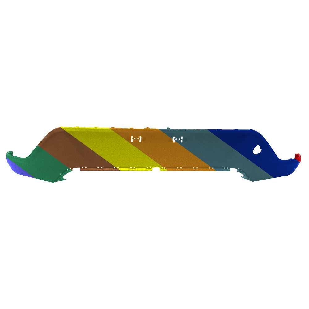 HYUNDAI VELOSTER REAR BUMPER COVER LOWER TEXTURE (2.0L) OEM#86612J3010 2019-2021 PL#HY1115118