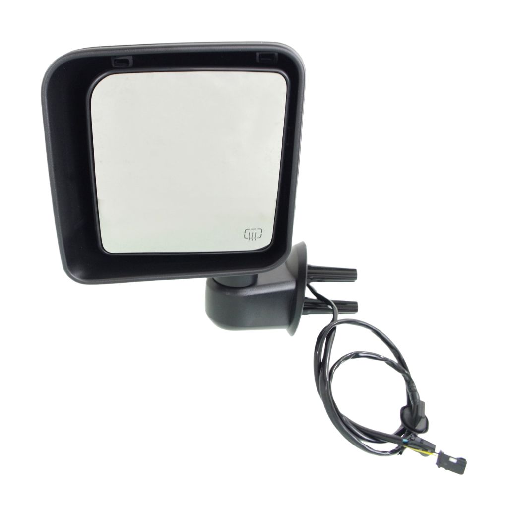 JEEPVEHICLE WRANGLER (JK) DOOR MIRROR LEFT (Driver Side) PWR/HTD (PTM) OEM#5VJ77DX8AB 2015-2018 PL#CH1320393