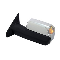 DODGE TRUCKS & VANS DODGE/PU (R1500) DOOR MIRROR LEFT (Driver Side) PWR/HTD/SIGNAL/PUDDLE/MEMORY (DUAL GLASS)(CHR)(W/TOW)(W/TEMP SENSR) OEM#68285867AD 2013-2022 PL#CH1320351