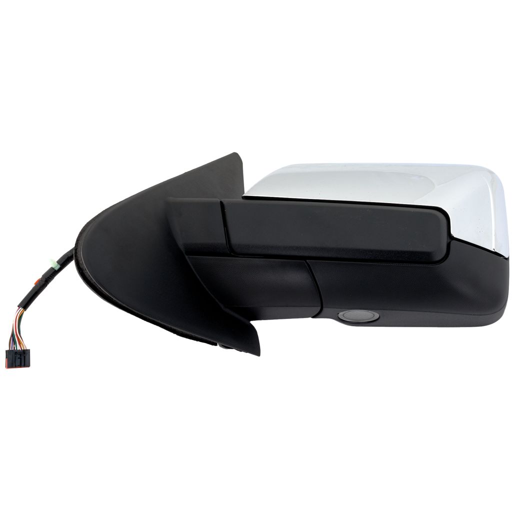 FORD TRUCKS & VANS EXPEDITION DOOR MIRROR LEFT (Driver Side) PWR/HTD/SIGNAL/PUDDL/MEMORY/P-FOLD (W/BSD)(WO/DIMMING)(CHROME) OEM#FL1Z17683BA-PFM 2015-2017 PL#FO1320507