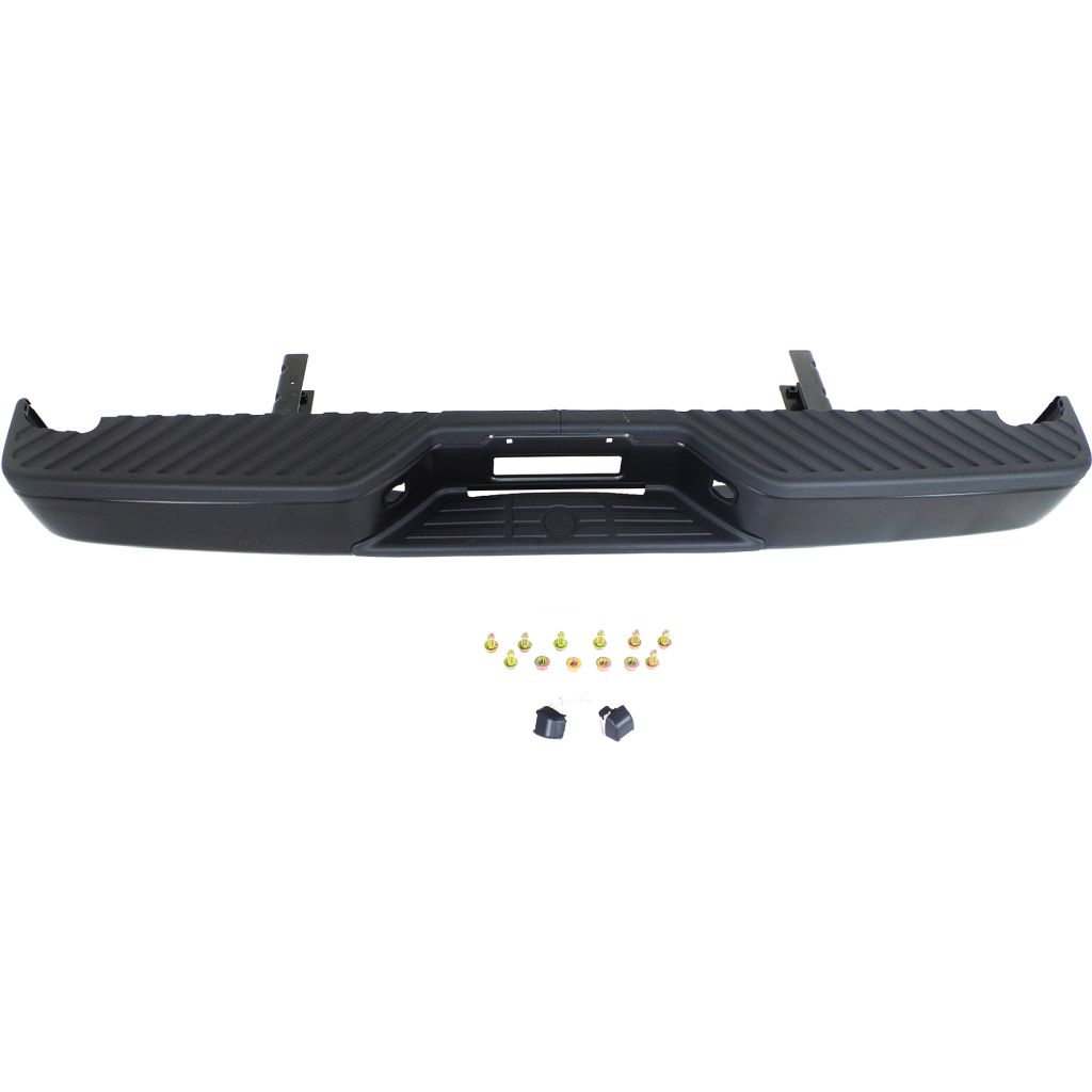 NISSAN(DATSUN) TITAN STEP BUMPER ASSEMBLY BLACK (W/O SENSOR) OEM#850229FM0B-PFM 2004-2015 PL#NI1103117