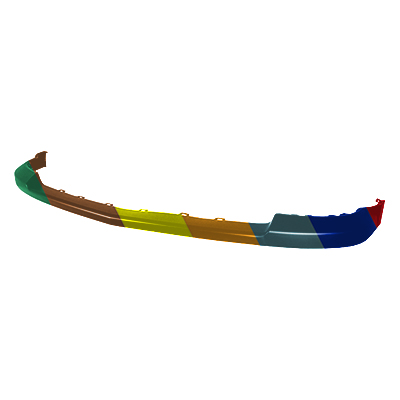 GM TRUCKS & VANS SILVERADO/PU 1500 (19 OLD STYLE) FRONT BUMPER COVER UPPER PRM OEM#23432498 2014-2015 PL#GM1014111