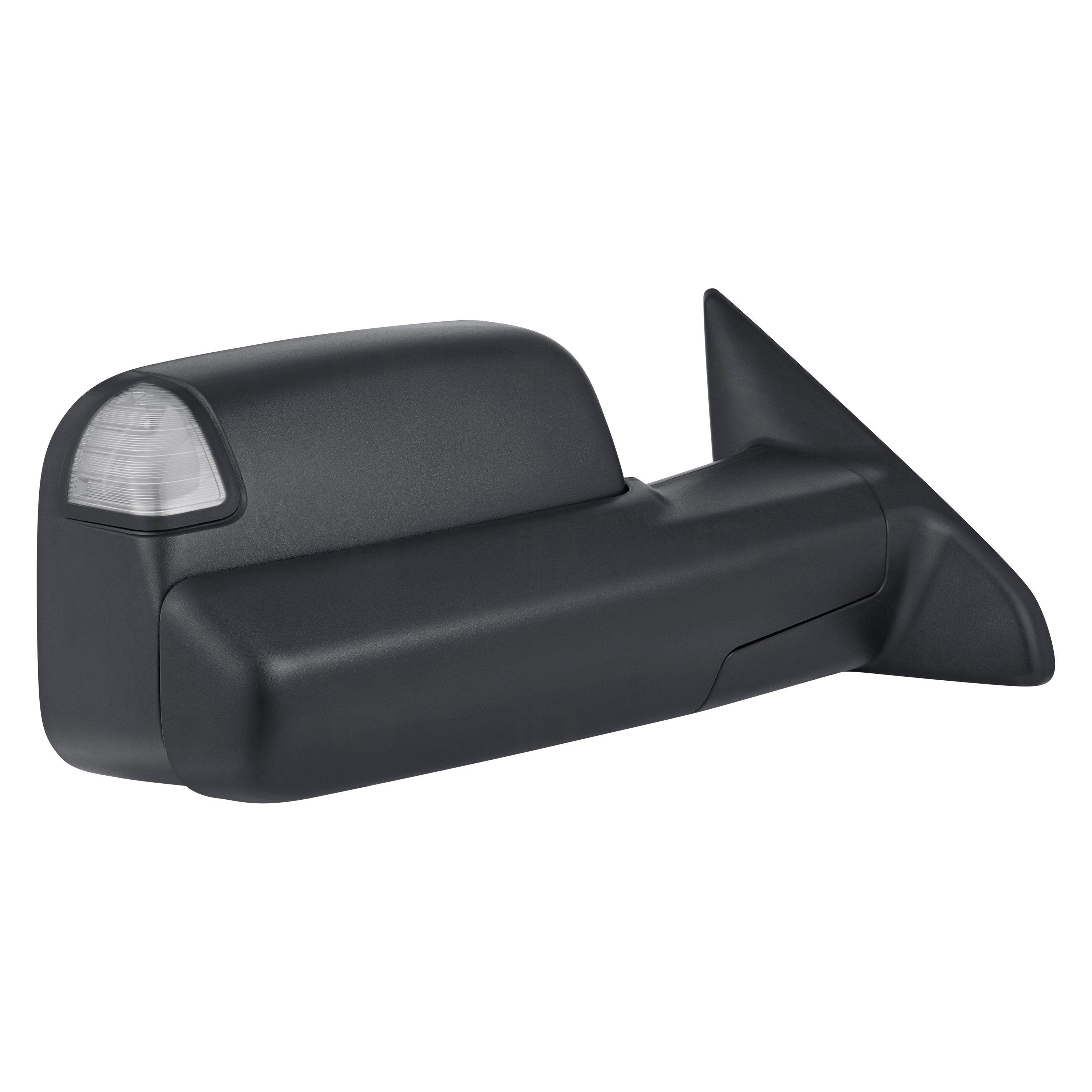 DODGE TRUCKS & VANS DODGE/PU (R2500/3500) DOOR MIRROR RIGHT (Passenger Side) PWR/HTD/SIGNAL/PUDDLE (DUAL GLASS)(TEXT BLACK)(W/TOW PKG) OEM#55372070AM 2010-2011 PL#CH1321315