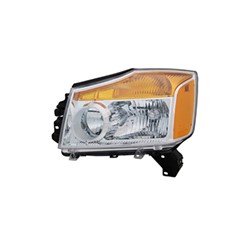NISSAN TITAN HEAD LAMP ASSY LEFT (Driver Side)**CAPA** OEM#260609FF0A 2008-2015 PL#NI2502168C