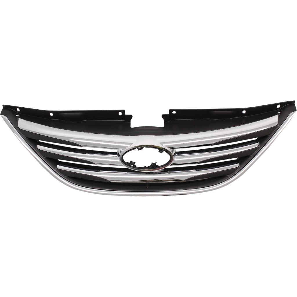 HYUNDAI SONATA GRILLE ASSY CHROME W/CHROME OUTER MLDG (SE/LTD) OEM#863503Q700 2014 PL#HY1200187