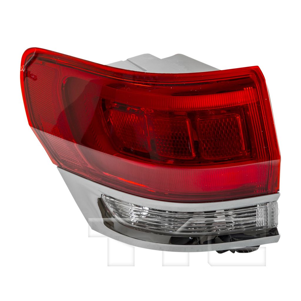 JEEP GRAND CHEROKEE TAIL LAMP ASSEMBLY LEFT (Driver Side) CHROME INSERT OEM#68110017AF 2014-2021 PL#CH2804106