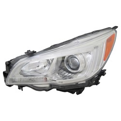 SUBARU LEGACY HEAD LAMP ASSEMBLY LEFT (Driver Side) (HALOGEN) (CHROME BEZEL)**CAPA** OEM#84001AL01A 2015-2017 PL#SU2502151C