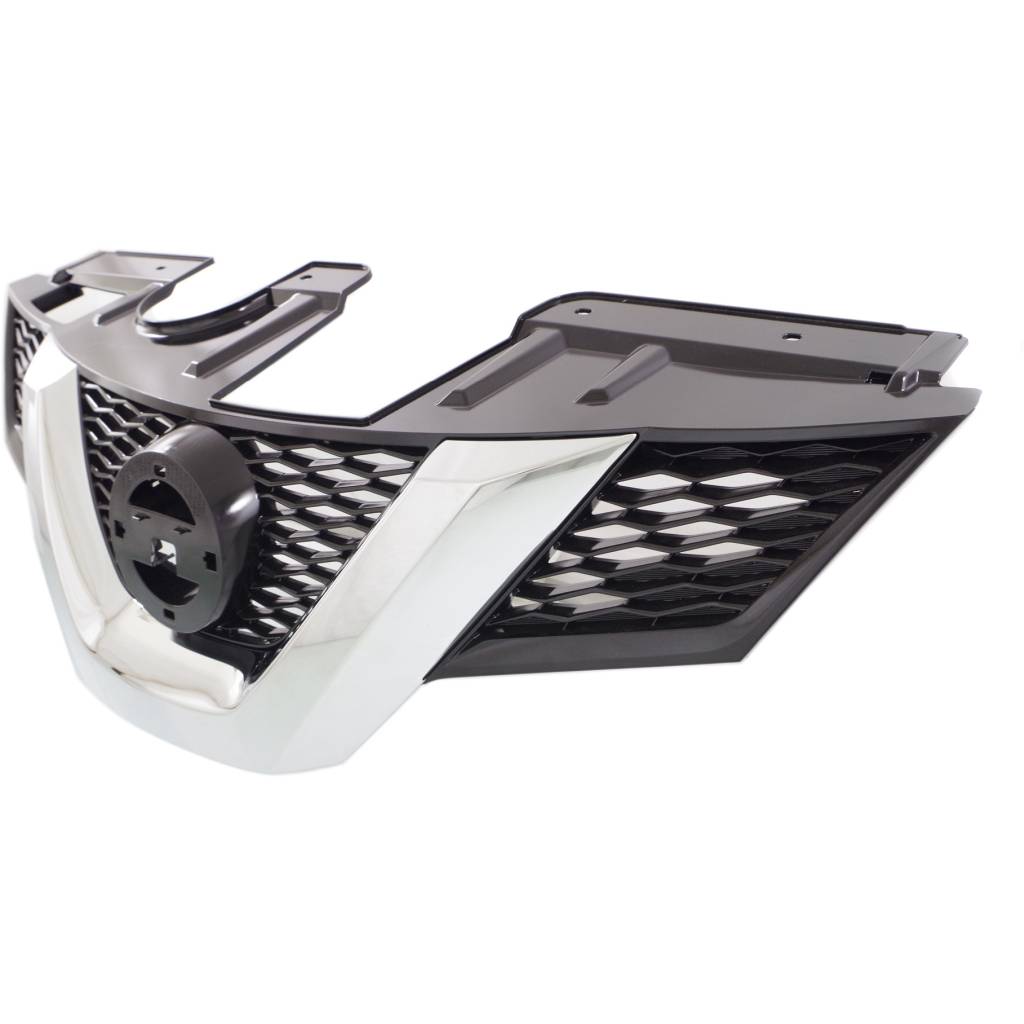 NISSAN(DATSUN) ROGUE (2.5L) GRILLE CHR/BLK (W/ CAMERA) OEM#623104BA0B 2014-2016 PL#NI1200259