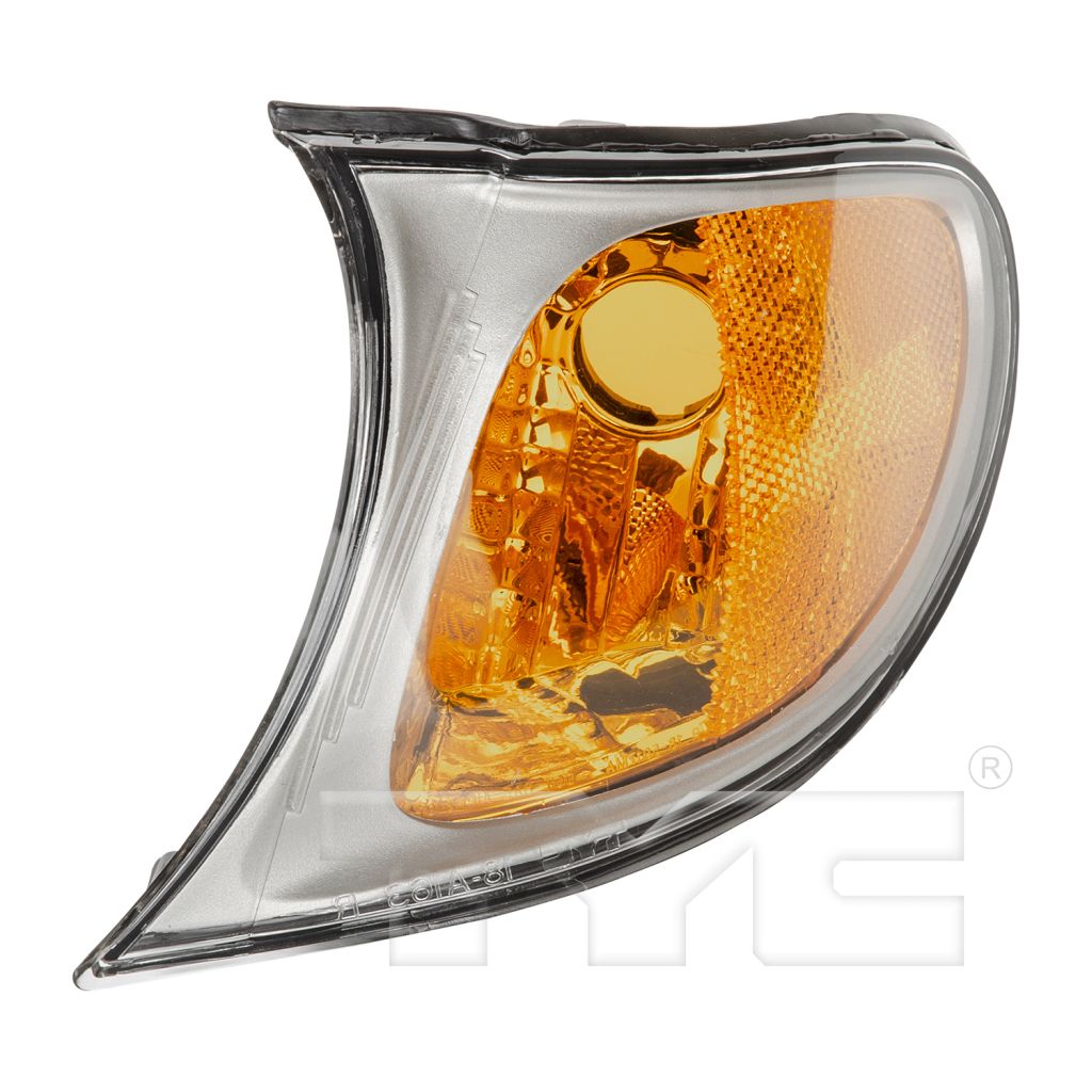 BMW BMW 3 ( i/xi ) (SEDAN/WAGON) CORNER LAMP LEFT (Driver Side) (AMBER SIGNAL W/SILVER BASE) OEM#63136915383 2002-2005 PL#BM2520110