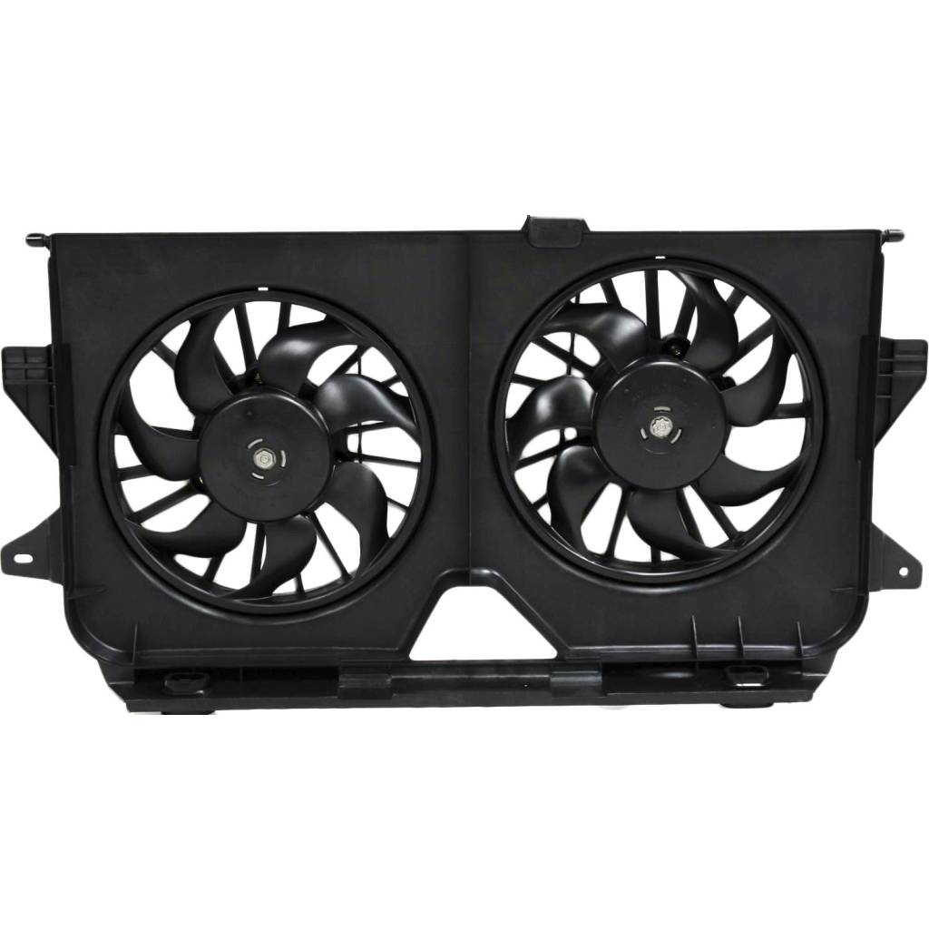 CHRYSLER TOWN & COUNTRY RADIATOR & A/C FAN ASSEMBLY (FROM 1/31/05)(DUAL FAN) OEM#4677695AA 2005-2007 PL#CH3115145
