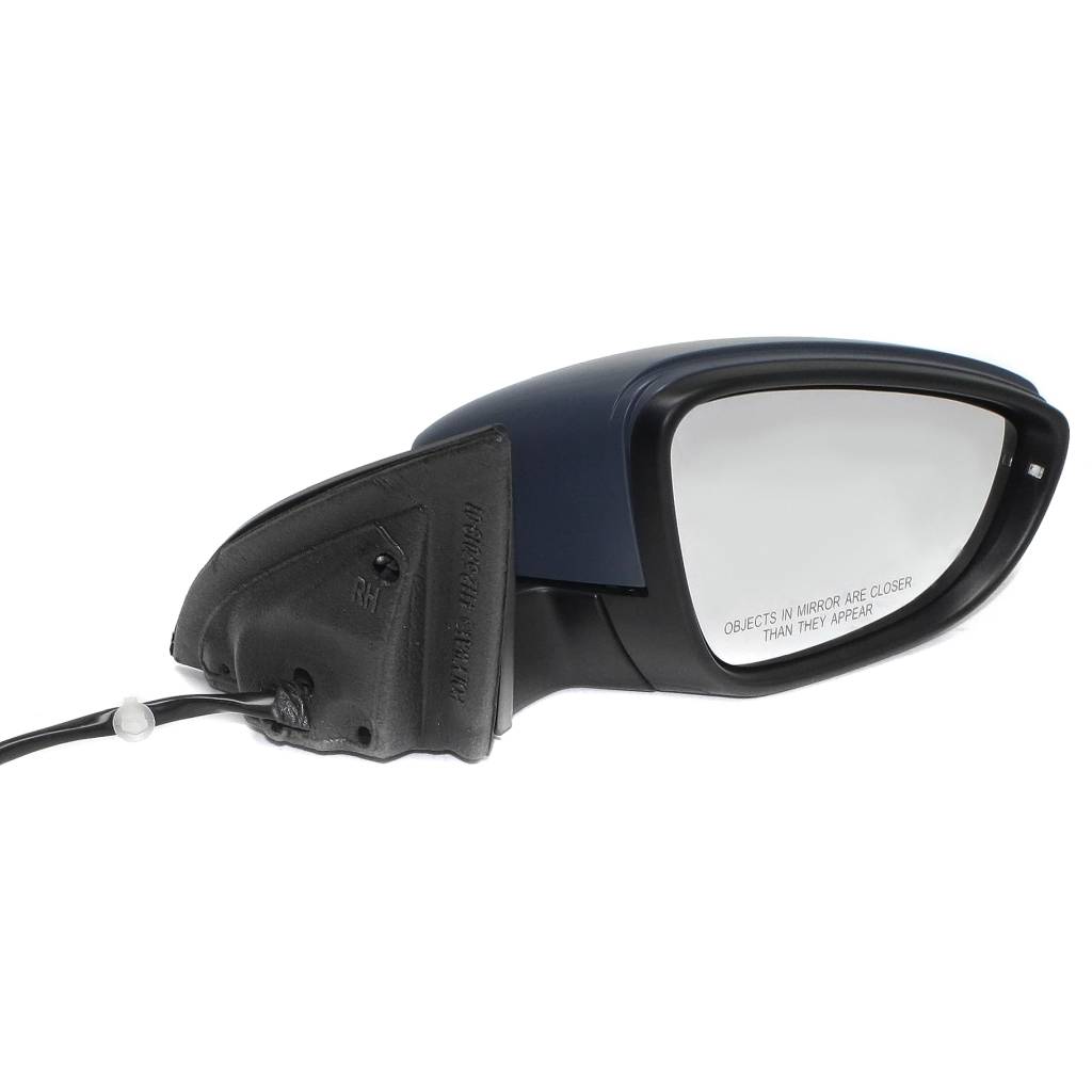 VOLKSWAGEN CC DOOR MIRROR RIGHT (Passenger Side) PWR/HTD/SIGNAL/PUDDLE/M-FOLD/MEMORY OEM#3C8857508BB9B9-PFM 2009-2012 PL#VW1321142