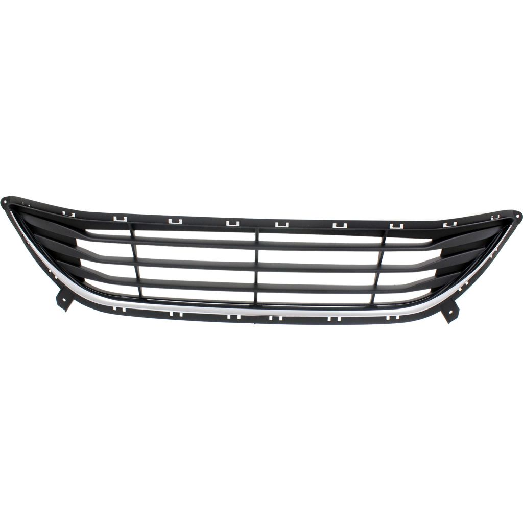 HYUNDAI ELANTRA SEDAN FRONT BUMPER GRILLE BLACK W/LWR OUTER CHROME MOLDING (GLS) OEM#865603Y000 2011-2013 PL#HY1036115