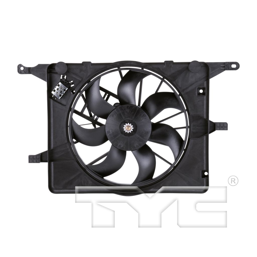PONTIAC SOLSTICE RADIATOR & A/C FAN ASSY (W/O TURBO)(SINGLE FAN) OEM#19130491 2006-2009 PL#GM3115214