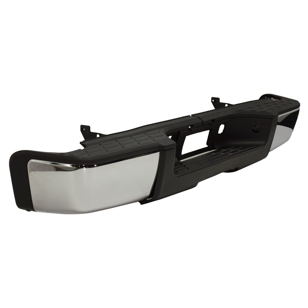GM TRUCKS & VANS SILVERADO/PU 1500 HYBRID (CHEVY) STEP BUMPER ASSEMBLY CHROME (WO/SENSOR) OEM#22932803 2009-2013 PL#GM1103147