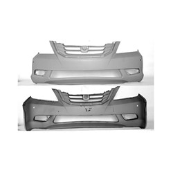 HONDA ODYSSEY FRONT BUMPER COVER PRIMED (W/ SENSOR) OEM#04711SHJA81ZZ 2008-2010 PL#HO1000258