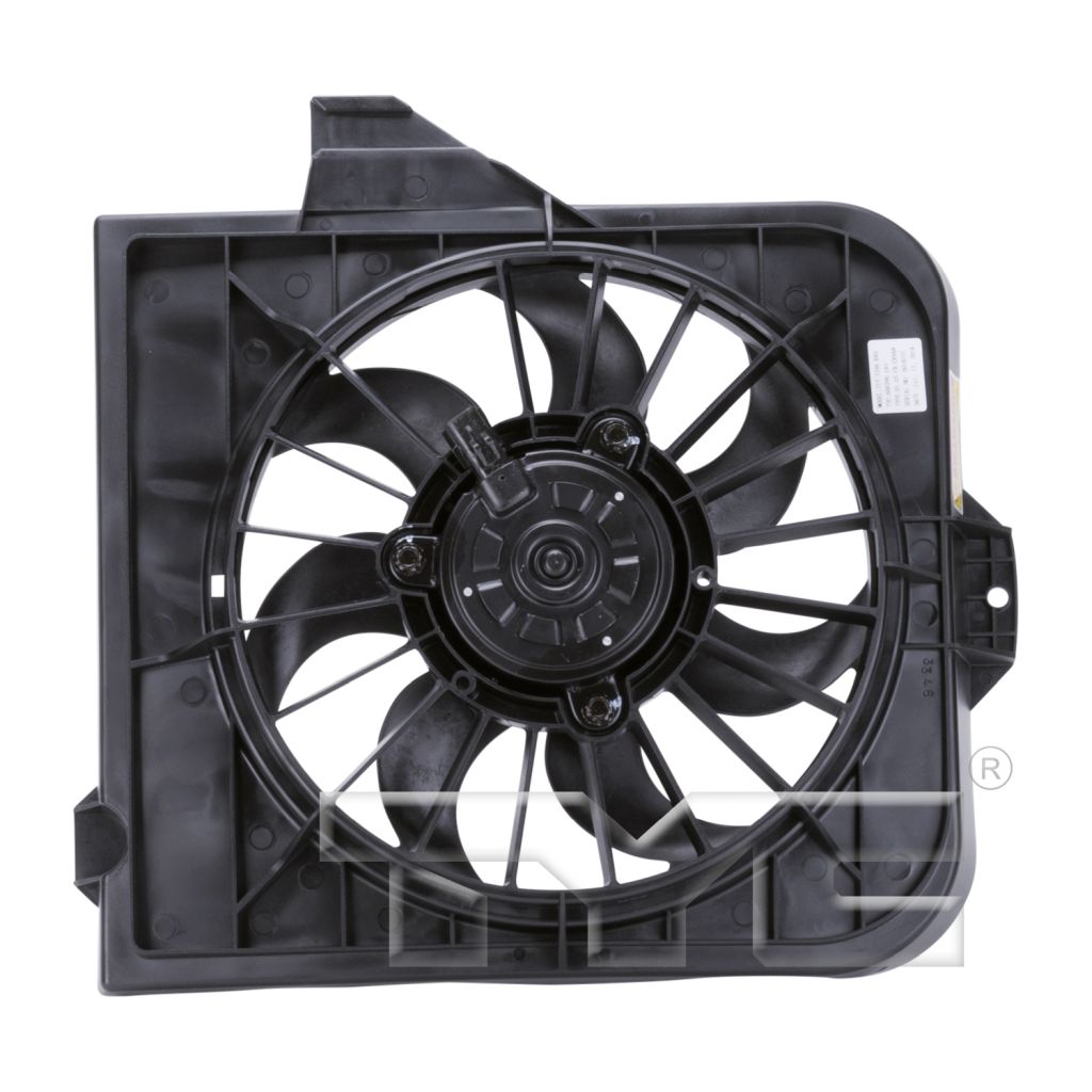 CHRYSLER TOWN & COUNTRY RADIATOR FAN ASSY LEFT (Driver Side)(TO:1/31/05) OEM#4809171AG 2001-2005 PL#CH3115123