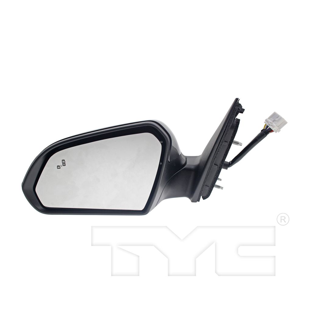 HYUNDAI SONATA DOOR MIRROR LEFT (Driver Side) PWR/N-HTD (W/BSD)(WO/MEMORY)(MAN-FOLD) OEM#87610C2620 2018-2019 PL#HY1320237