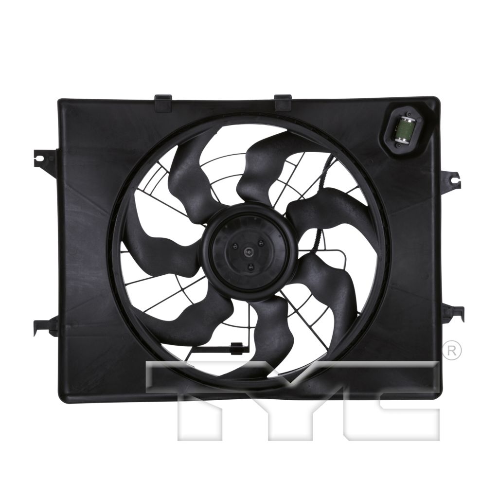 HYUNDAI SONATA RADIATOR & A/C FAN ASSEMBLY (2.4L)(SINGLE FAN) OEM#253803Q170 2011-2014 PL#HY3115129