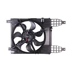 CHEVROLET AVEO 5 (HATCHBACK) RADIATOR & A/C FAN ASSEMBLY (W/AC)(SINGLE FAN) OEM#96808149 2009-2011 PL#GM3115225