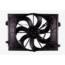 KIA SPORTAGE RADIATOR & A/C FAN ASSY (2.0L)(SINGLE FAN) OEM#253801F251 2005-2010 PL#KI3115115
