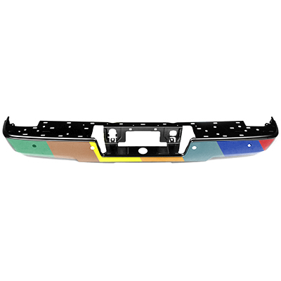 GM TRUCKS & VANS SIERRA/PU 1500 (19 OLD STYLE) STEP BMP FACE BAR BLACK (W/O CORNER STEP W/SENSOR) OEM#23108143 2014-2019 PL#GM1102564