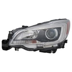 SUBARU OUTBACK HEAD LAMP ASSEMBLY LEFT (Driver Side) (HALOGEN) (BLACK BEZEL)**CAPA** OEM#84001AL03A 2015-2017 PL#SU2502149C