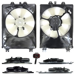 ACURA MDX A/C FAN ASSEMBLY RIGHT (Passenger Side) (STEEL SHROUD) OEM#38616RYEA01-PFM 2007-2009 PL#AC3115118