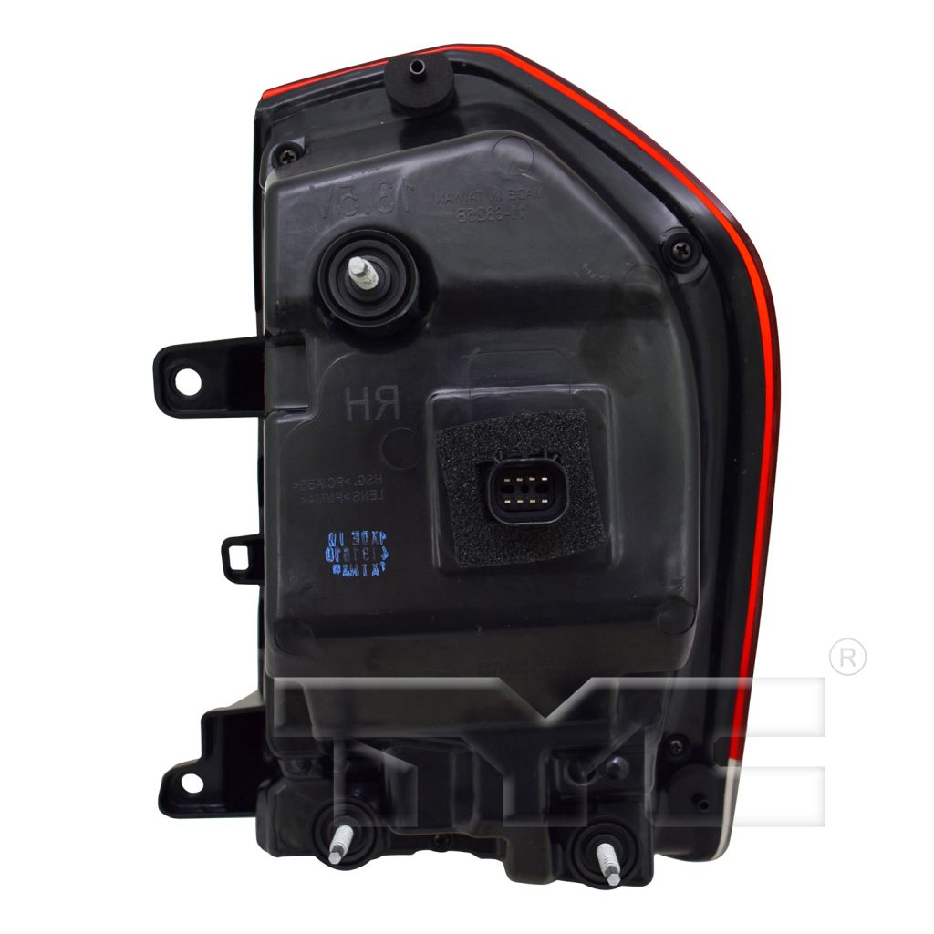 CHRYSLER 300 TAIL LAMP ASSY LEFT (Driver Side) (BLACK)**CAPA** OEM#68400331AA 2015-2023 PL#CH2800212C