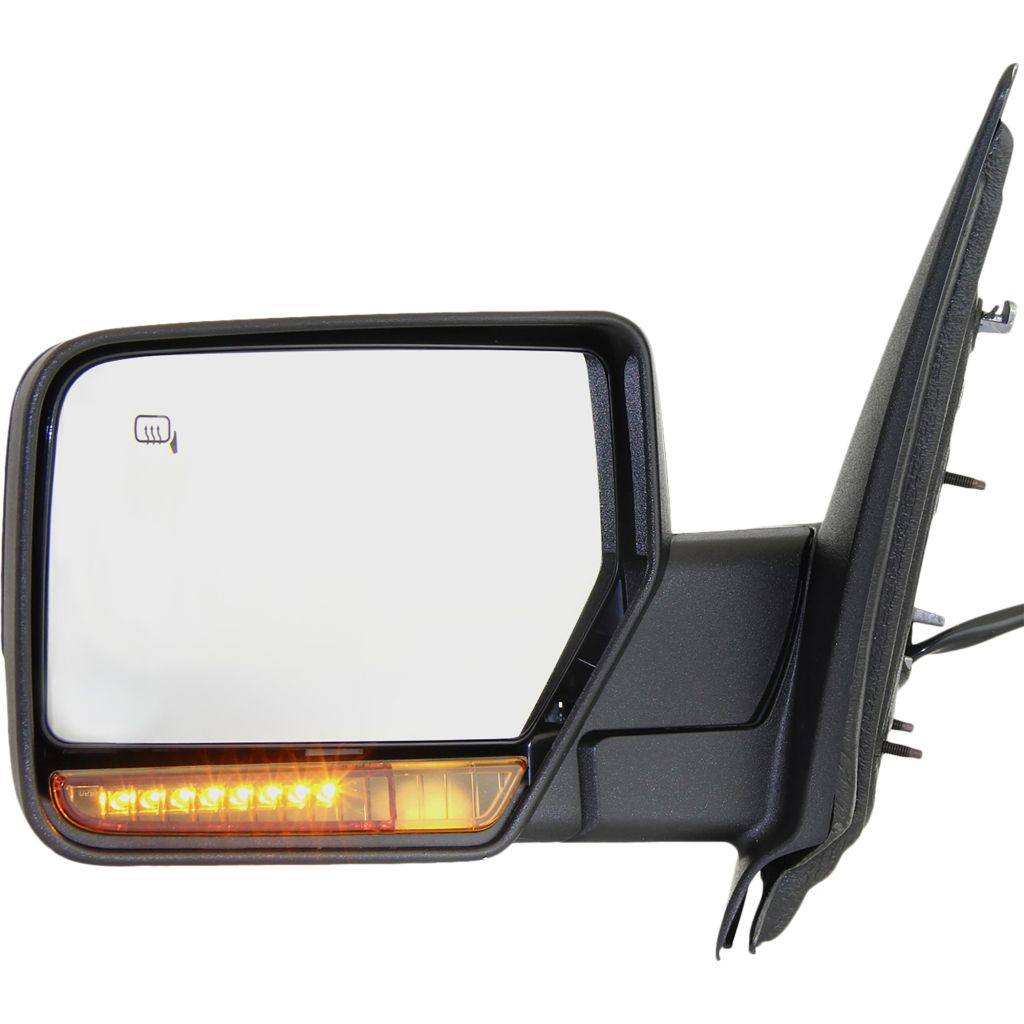 FORD TRUCKS & VANS EXPEDITION DOOR MIRROR LEFT (Driver Side) PWR/HTD/SIGNAL/PUDDLE/M-FOLD/MEMEMORY (BLK) OEM#8L1Z17683BA 2007-2010 PL#FO1320363