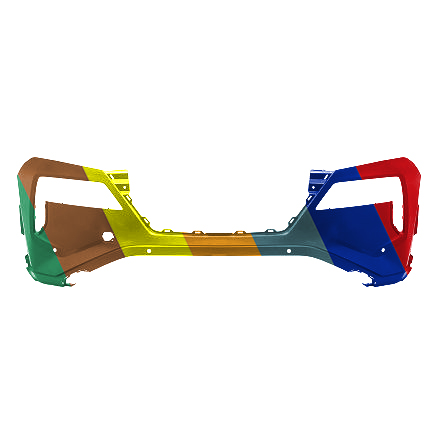 NISSAN(DATSUN) ROGUE FRONT BUMPER COVER PRIMED (W/4 SENSOR)(JAPAN)(SL) OEM#620226RM0H 2021-2023 PL#NI1000341