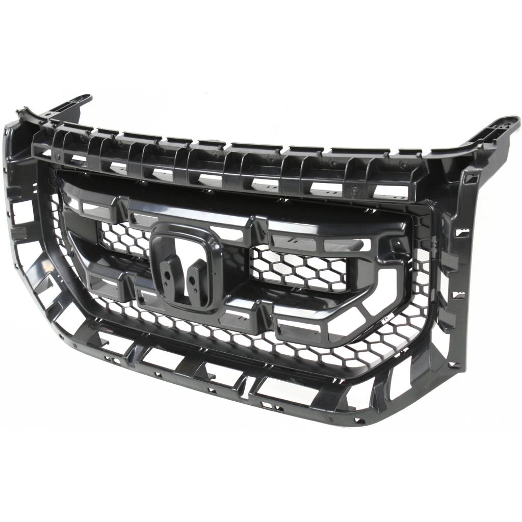 HONDA PILOT GRILLE BLACK (WO/MLDGS)**CAPA** OEM#75101SZAA01ZA 2009-2011 PL#HO1200200C