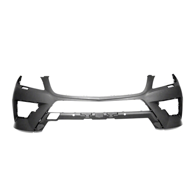 MERCEDES-BENZ ML-CLASS (166) FRONT BUMPER COVER PRIMED (ML250/350 W/SPORT)(ML400/550)(W/WASH)(WO/SENSOR) OEM#16688547259999 2012-2015 PL#MB1000379