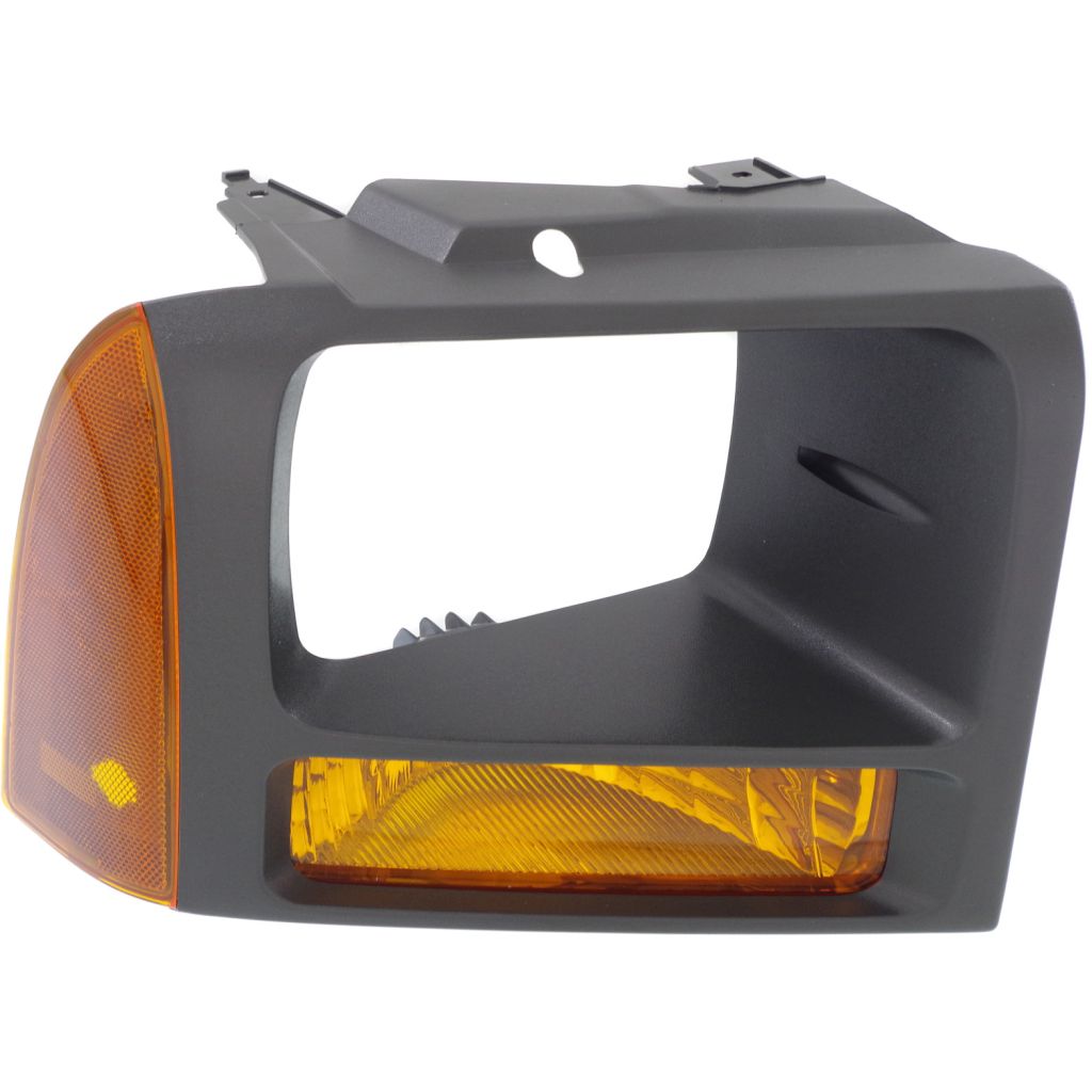 FORD TRUCKS & VANS FORD/PU (F250/350/450/550) Super Duty CORNER LAMP & HEAD LAMP DOOR BLACK RIGHT (Passenger Side) (SEALED BEAM TYPE) OEM#6C3Z13200AAA 2006-2007 PL#FO2527104