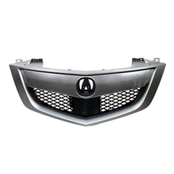 ACURA MDX GRILLE ASSEMBLY CHROME SATIN NICKEL/BLK (W/SENSOR BELOW EMBLEM) OEM#75100STXA12 2010-2013 PL#AC1200119