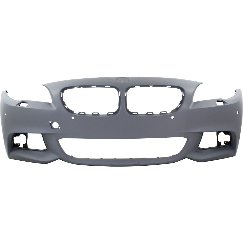 BMW BMW 5 SERIES (SEDAN) FRONT BUMPER COVER PRIMED (W/SENSOR)(W/SIDE CAMERA)( M PKG) OEM#51118048672 2011-2013 PL#BM1000256