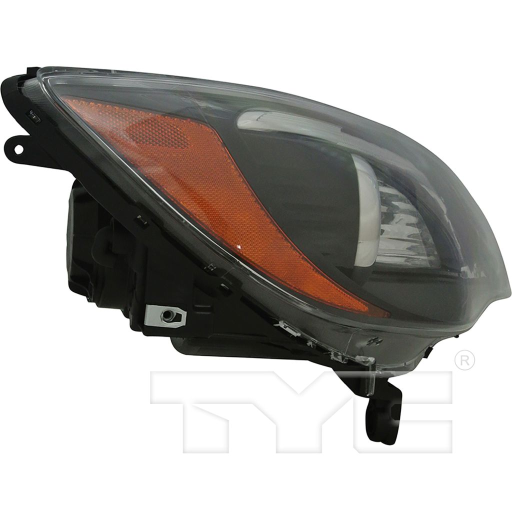 CHRYSLER 200 SEDAN HEAD LAMP ASSY RIGHT (Passenger Side) (S MDL)(BLACK BEZEL WO/CHROME INSERT) OEM#68088066AG 2011-2014 PL#CH2503275