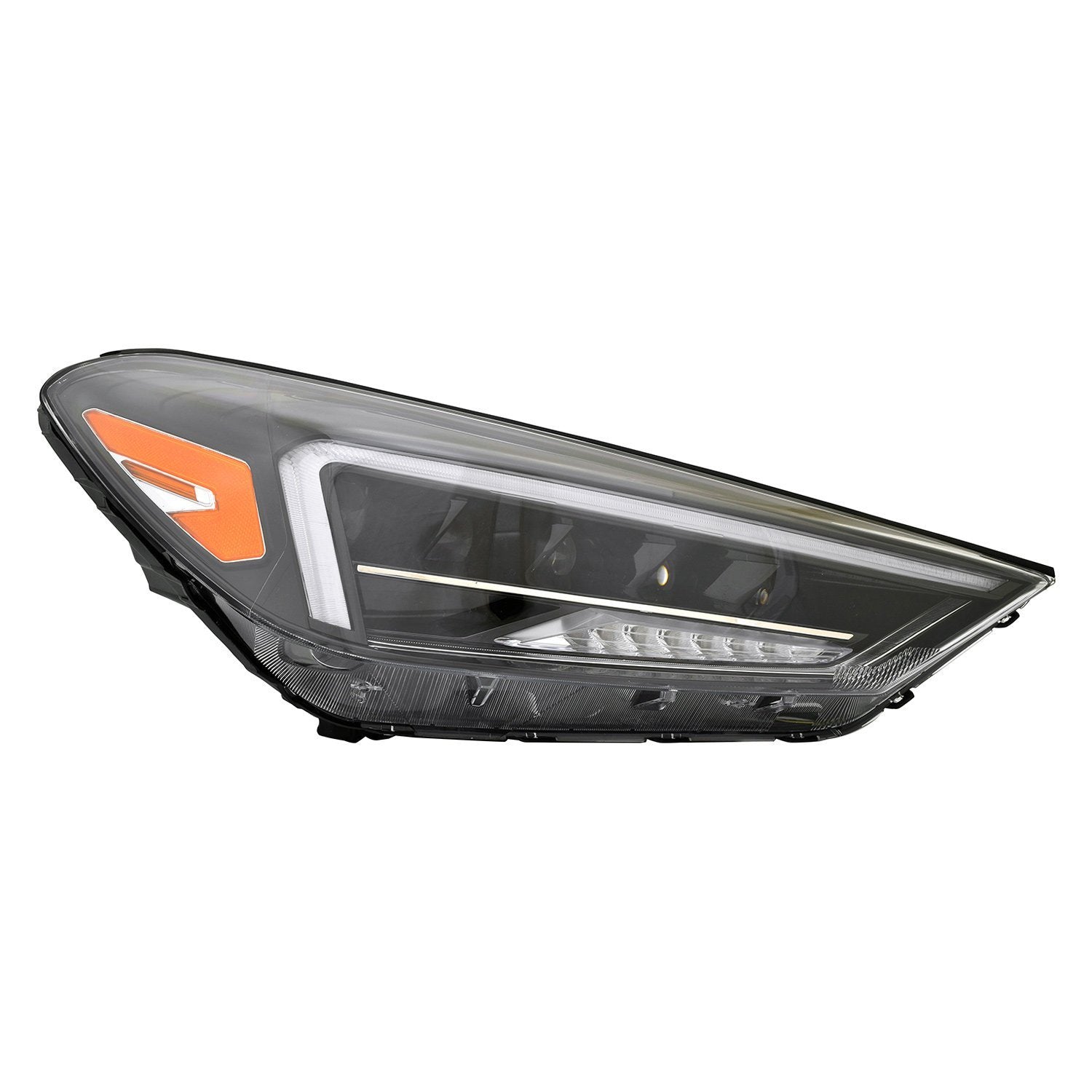 HYUNDAI TUCSON HEAD LAMP ASSY RIGHT (Passenger Side) (LED)(W/LED ACCENTS) OEM#92102D3750 2019-2021 PL#HY2503236