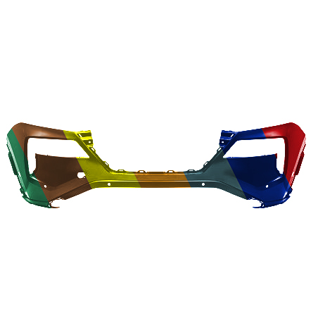 NISSAN(DATSUN) ROGUE FRONT BUMPER COVER PRIMED (W/6 SENSOR)(PLATINUM)(JAPAN) **CAPA** OEM#620226RB0H 2021-2023 PL#NI1000342C