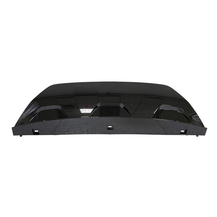 VOLKSWAGEN ATLAS CROSS SPORT REAR BUMPER LOWER AIR DIFFUSER GLOSS-BLACK (WO/HITCH)(W/R-LINE) OEM#3CM807568B041 2020-2023 PL#VW1195127