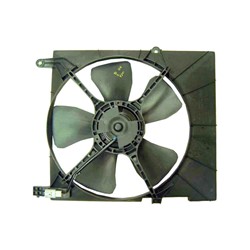 CHEVROLET AVEO SEDAN RADIATOR & A/C FAN ASSEMBLY (W/AC)(SINGLE FAN) OEM#96536666 2007-2008 PL#GM3117106
