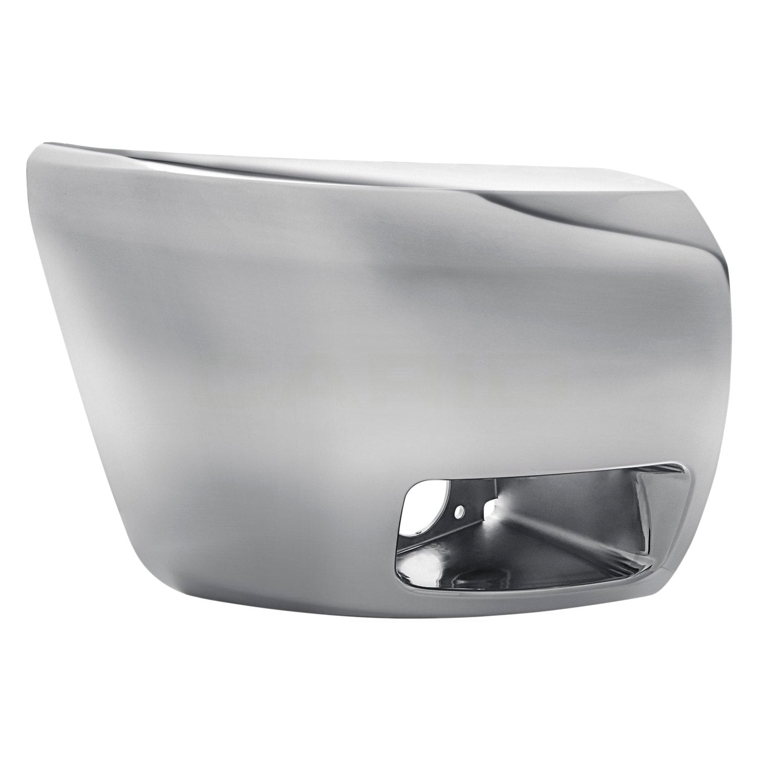 GM TRUCKS & VANS SILVERADO/PU 1500 (CHEVY) FRONT BUMPER END RIGHT (Passenger Side) CHROME (W/FOG) OEM#20985758 2012-2013 PL#GM1005156