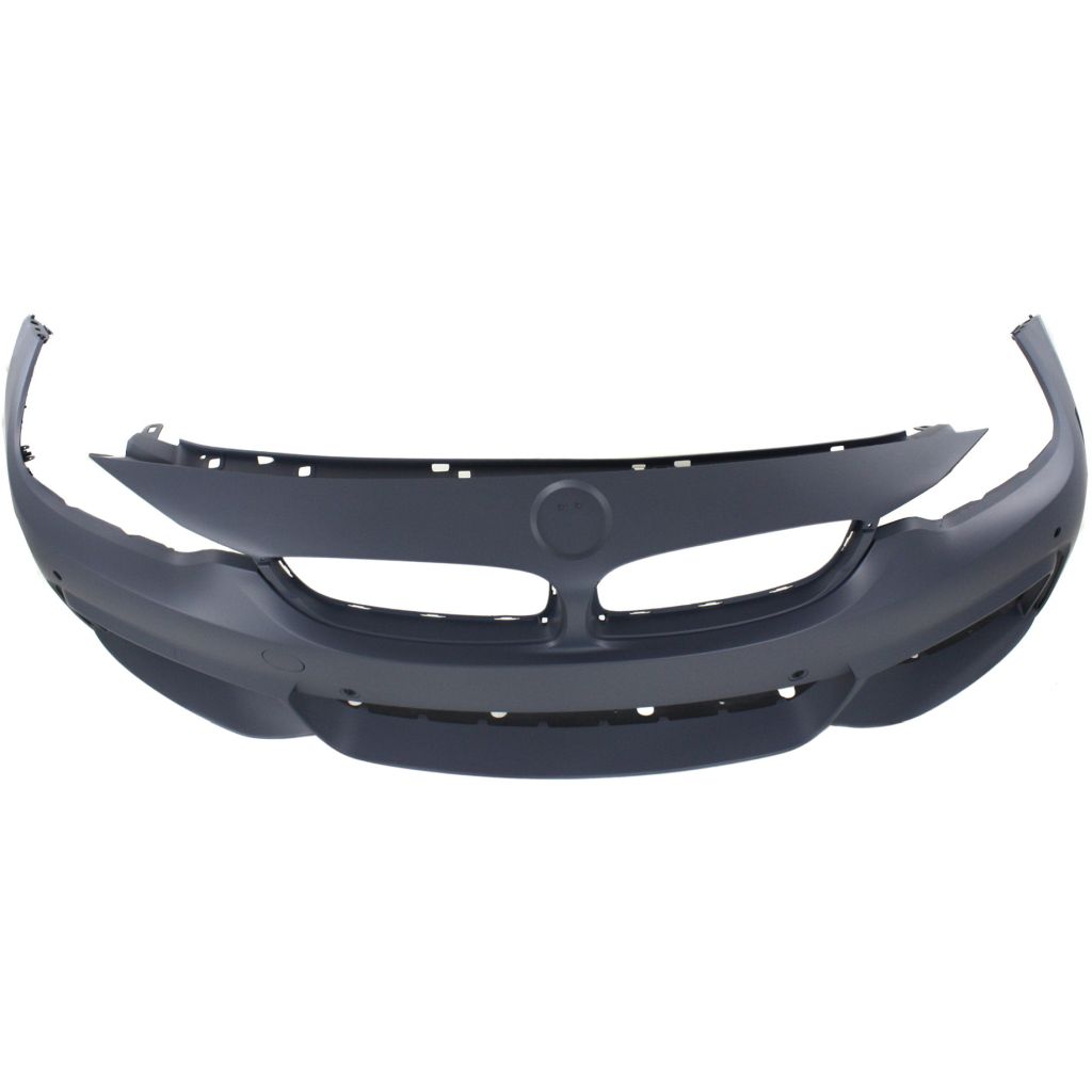 BMW BMW 4 (4DOORS/GRAN COUPE) FRONT BUMPER COVER PRIMED (W/M SPORT) WO/WASHER W/ PK SENSOR W/PK ASSIST OEM#51118060884 2015-2020 PL#BM1000339